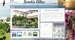 Desktop Screenshot of gerakisvillas.com